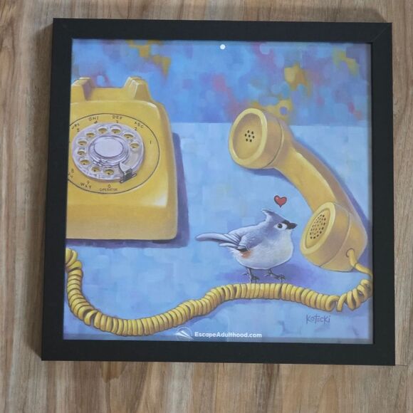 🔹️NIB Black Framed 12x12 Wall Decor - Picture 2 of 2